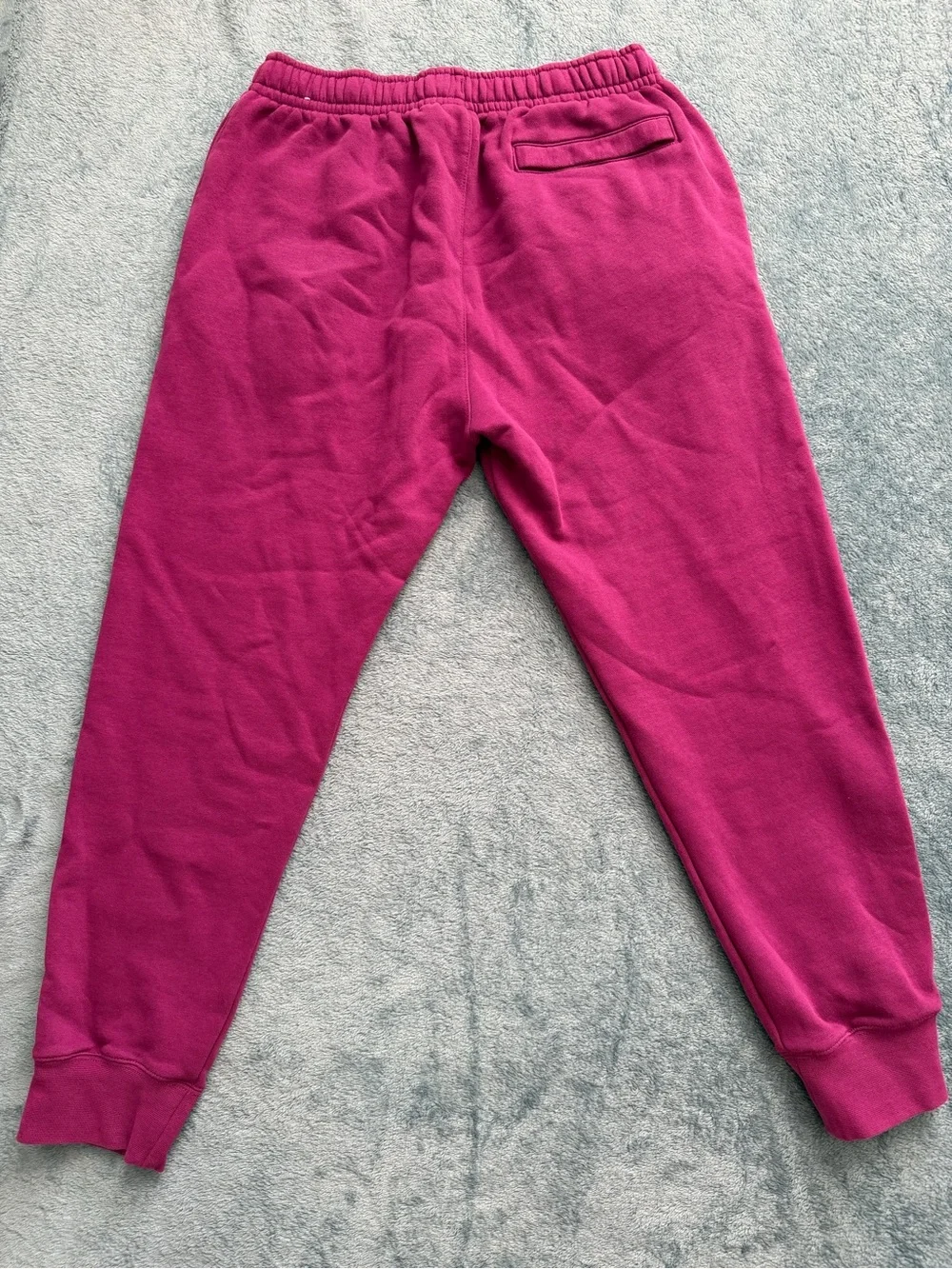 Nike Magenta Fleece Joggers with White Logo